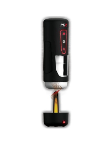 PDX ELITE MILK ME HOTTER MASTURBADOR AUTOMATICO CON THRUSTING Y VIBRACIAN EFECTO CALOR