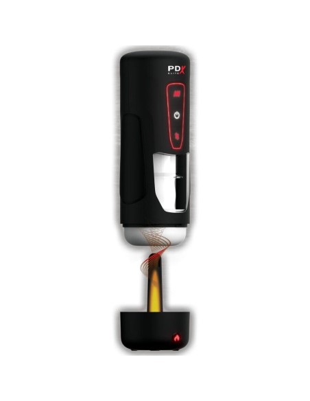 PDX ELITE MILK ME HOTTER MASTURBADOR AUTOMATICO CON THRUSTING Y VIBRACIAN EFECTO CALOR