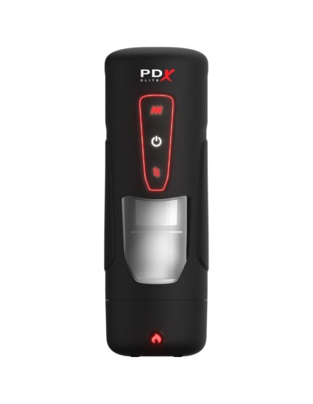 PDX ELITE MILK ME HOTTER MASTURBADOR AUTOMATICO CON THRUSTING Y VIBRACIAN EFECTO CALOR