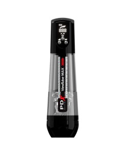 PDX ELITE VIEWTUBE MAX VIEW MASTURNADOR AUTOMATICO CON SUCCIAN TRANSPARENTE