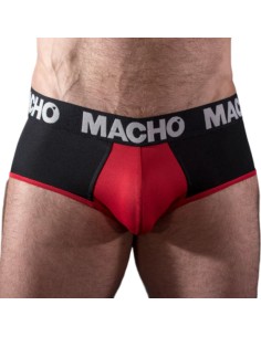 MACHO MS26N SLIP NEGRO ROJO M