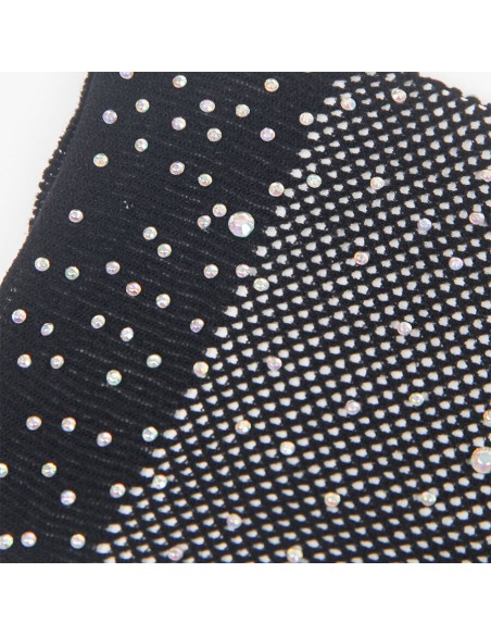 SUBBLIME 957469 GUANTES TRANSPARENTES CON BRILLO NEGRO S M