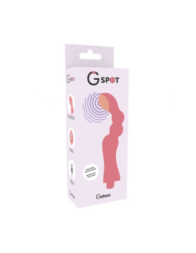 G SPOT GOHAN VIBRADOR PUNTO G LIGHT RED