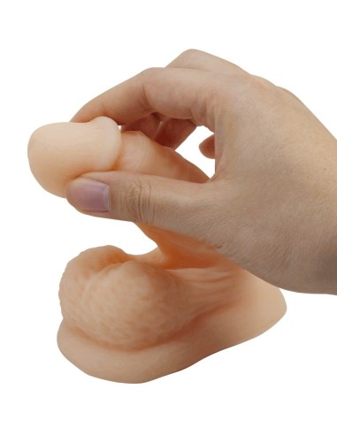 PRETTY LOVE WILDON DILDO ULTRA REALASTICO Y ELASTICO 10 CM NATURAL