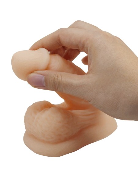 PRETTY LOVE WILDON DILDO ULTRA REALASTICO Y ELASTICO 10 CM NATURAL