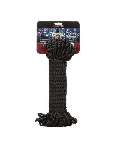 CALEXOTICS SCANDAL CUERDA BDSM NEGRA 50 M