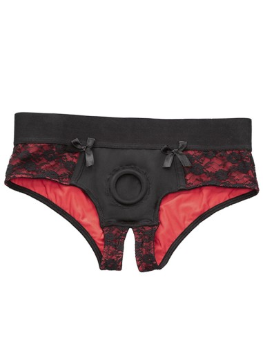 CALEXOTICS SCANDAL SET DE BRAGUITAS SIN ENTREPIERNAS CON DIDLO TALLA S M