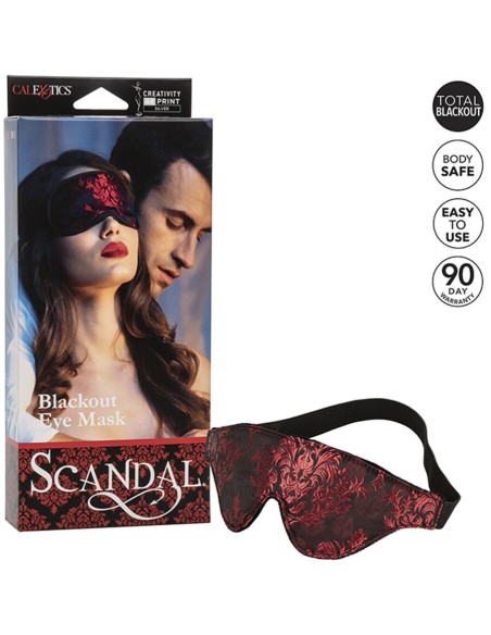 CALEXOTICS SCANDAL ANTIFAZ OPACO DETALLES ROJO