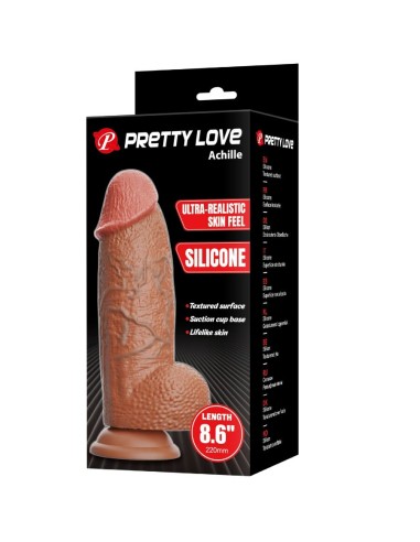 PRETTY LOVE ACHILLE DILDO ULTRA REALASTICO 22 CM