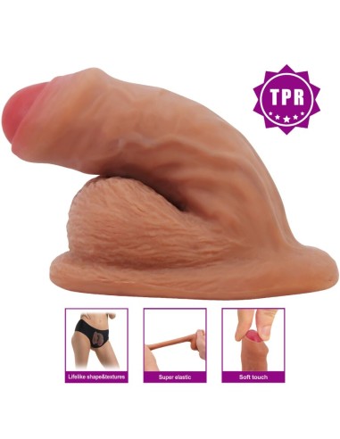 PRETTY LOVE WARNELL DILDO ULTRA REALASTICO Y ELASTICO 95 CM MULATO