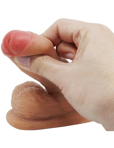 PRETTY LOVE WARNELL DILDO ULTRA REALASTICO Y ELASTICO 95 CM MULATO