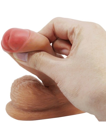 PRETTY LOVE WARNELL DILDO ULTRA REALASTICO Y ELASTICO 95 CM MULATO