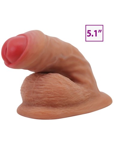 PRETTY LOVE WARNELL DILDO ULTRA REALASTICO Y ELASTICO 95 CM MULATO