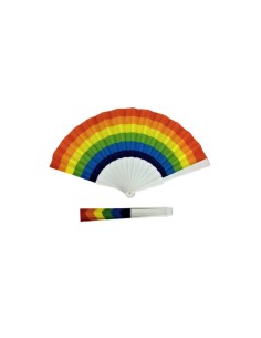 PRIDE ABANICO MADERA BANDERA ARCOARIS