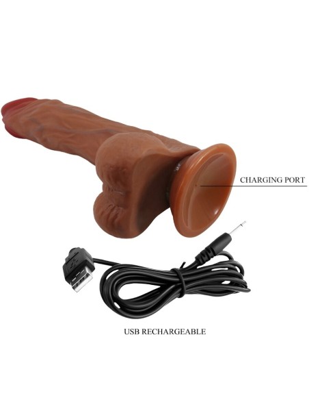 BAILE CALISTO DILDO REALASTICO 25 CM NATURAL