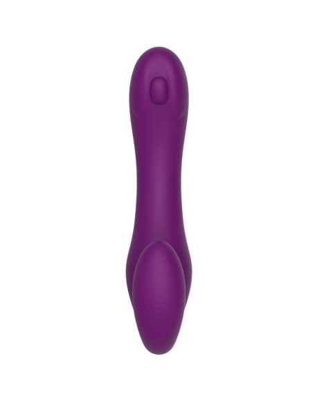 XOCOON STRAPLESS STRAP ON VIBRADOR 2 EN 1 CON CONTROL REMOTO MORADO