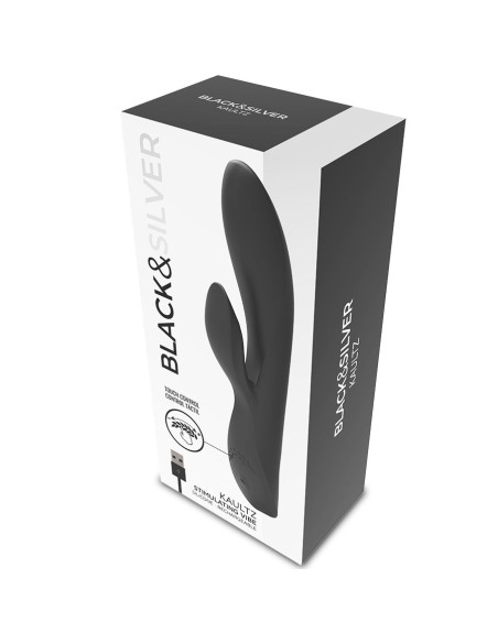 BLACK SILVER KAULTZ VIBRADOR CONTROL TOUCH