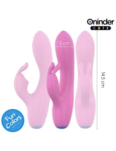 ONINDER CUTE LOVE BUNNY VIBRADOR PUNTO G Y CLITORIS APP MUNDIAL GRATUITA