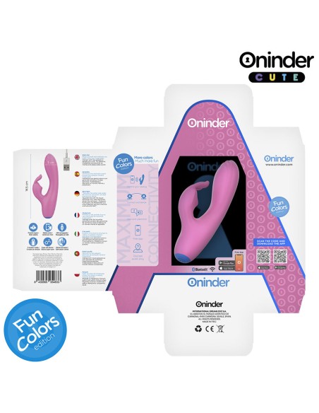 ONINDER CUTE LOVE BUNNY VIBRADOR PUNTO G Y CLITORIS APP MUNDIAL GRATUITA