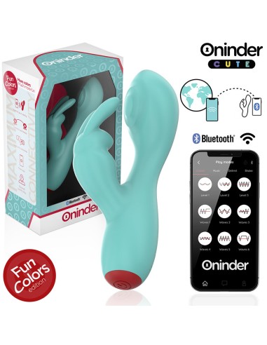 ONINDER CUTE LOVE BUNNY VIBRADOR PUNTO G Y CLATORIS APP MUNDIAL GRATUITA