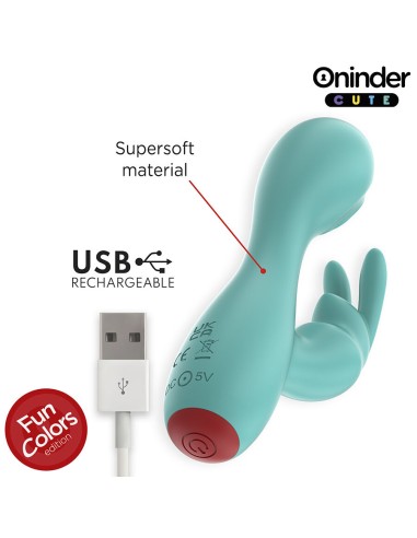 ONINDER CUTE LOVE BUNNY VIBRADOR PUNTO G Y CLATORIS APP MUNDIAL GRATUITA