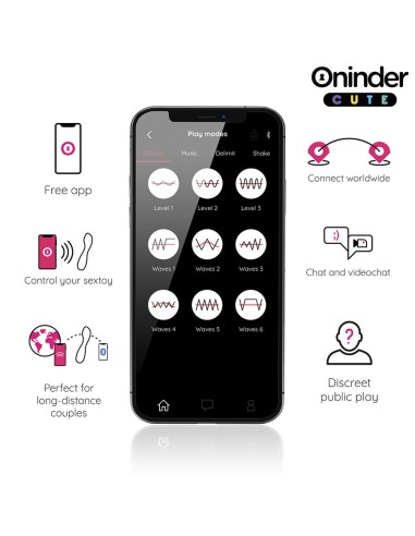 ONINDER CUTE LOVE BUDDY MASTER VIBRADOR PUNTO G APP MUNDIAL GRATUITA