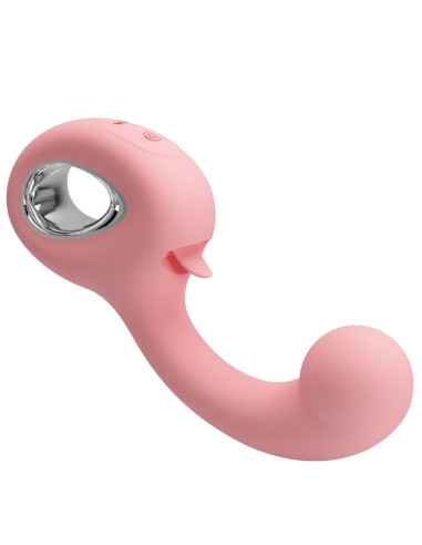 PRETTY LOVE ERYNNYES VIBRADOR PUNTO G ESTIMULADOR CLATORIS 10 VIBRACIONES ROSA