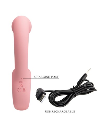 PRETTY LOVE ERYNNYES VIBRADOR PUNTO G ESTIMULADOR CLATORIS 10 VIBRACIONES ROSA