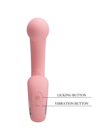 PRETTY LOVE ERYNNYES VIBRADOR PUNTO G ESTIMULADOR CLATORIS 10 VIBRACIONES ROSA