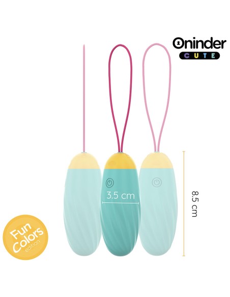 ONINDER CUTE LOVE PLEASURE HUEVO VIBRO GEMAS ROTADORAS SILICONA APP MUNDIAL GRATUITA