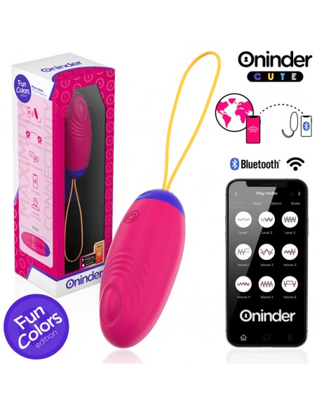 ONINDER CUTE LOVE PLEASURE HUEVO VIBRO WAVE TAPPING SILICONA APP MUNDIAL GRATUITA