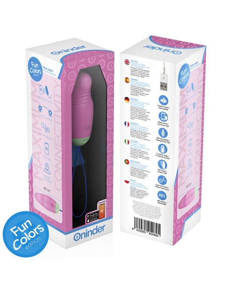 ONINDER CUTE LOVE PLEASURE HUEVO VIBRO ROTADOR 360 SILICONA APP MUNDIAL GRATUITA