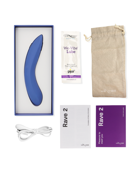WE VIBE RAVE 2 VIBRADOR PUNTO G AZUL