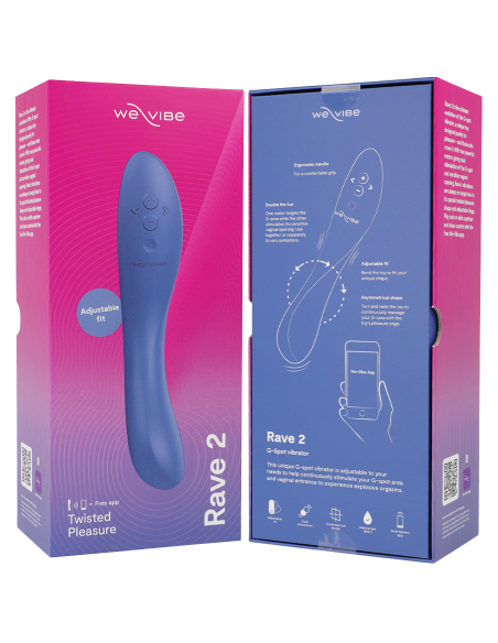 WE VIBE RAVE 2 VIBRADOR PUNTO G AZUL