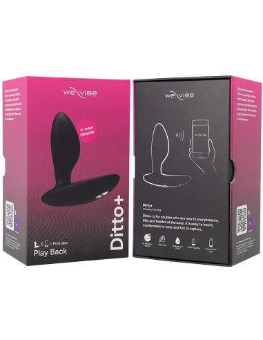 WE VIBE VECTOR MASAJEADOR DE PRASTATA NEGRO