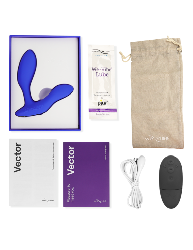 WE VIBE VECTOR MASAJEADOR DE PRASTATA AZUL