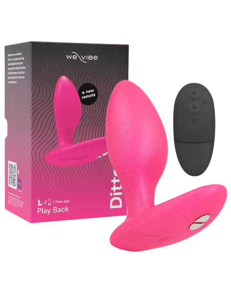 WE VIBE DITTO PLUG ANAL VIBRADOR ROSA