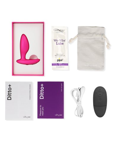 WE VIBE DITTO PLUG ANAL VIBRADOR ROSA