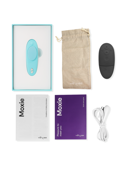 WE VIBE MOXIE VIBRADOR CLATORIS AQUA WE VIBE MOXIE VIBRADOR CLATORIS AQUA