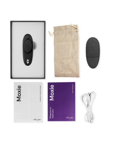 WE VIBE MOXIE VIBRADOR CLATORIS NEGRO