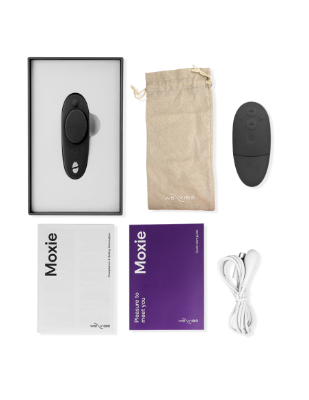 WE VIBE MOXIE VIBRADOR CLATORIS NEGRO