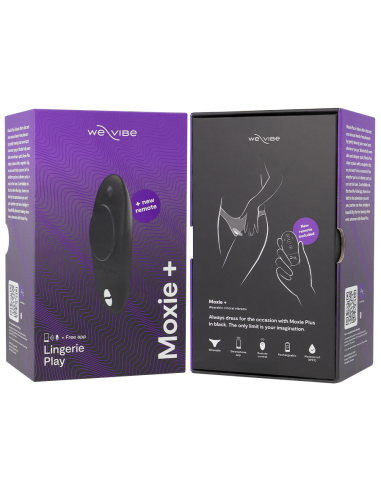 WE VIBE MOXIE VIBRADOR CLATORIS NEGRO