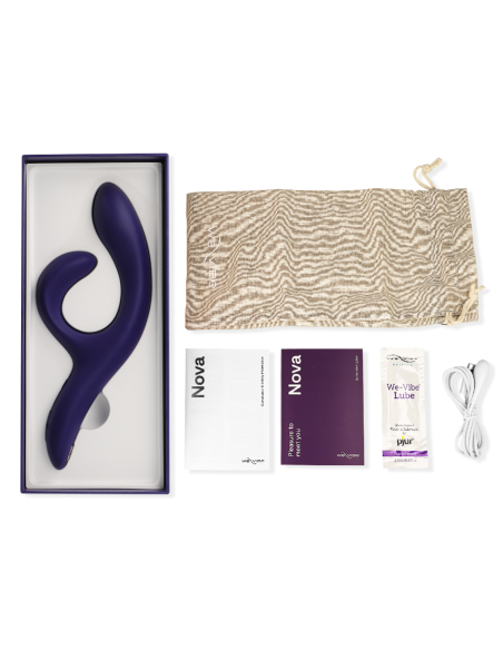 WE VIBE NOVA 3 VIBRADOR RABBIT AZUL MEDIANOCHE