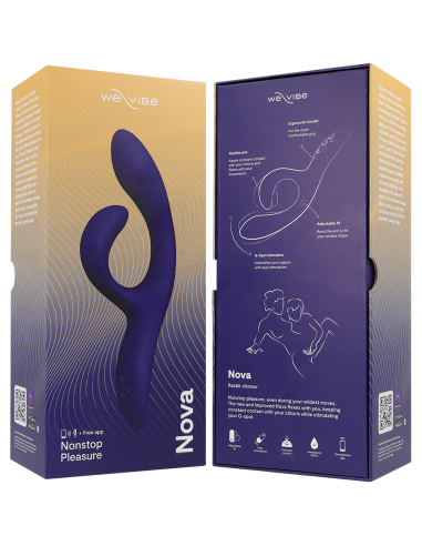 WE VIBE NOVA 3 VIBRADOR RABBIT AZUL MEDIANOCHE