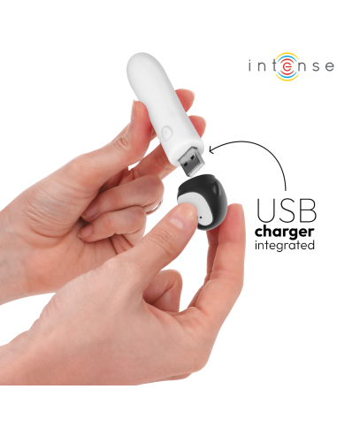INTENSE RICO BALA VIBRADORA PINGAINO RECARGABLE USB 10 X 22 CM