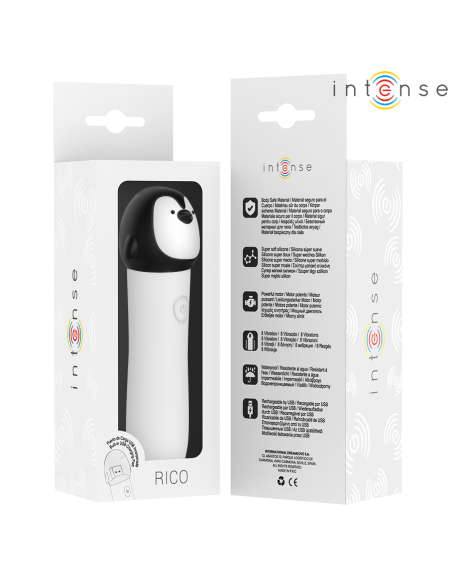INTENSE RICO BALA VIBRADORA PINGAINO RECARGABLE USB 10 X 22 CM