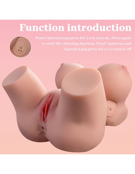 XISE FRIEDA TORSO REALASTICO FEMENINO CON VIBRACIAN 36 CM XISE FRIEDA TORSO REALASTICO FEMENINO CON VIBRACIAN 36 CM