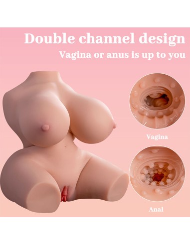 XISE FRIEDA TORSO REALASTICO FEMENINO CON VIBRACIAN 36 CM