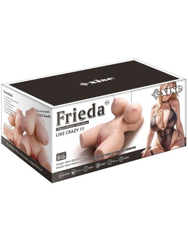 XISE FRIEDA TORSO REALASTICO FEMENINO CON VIBRACIAN 36 CM