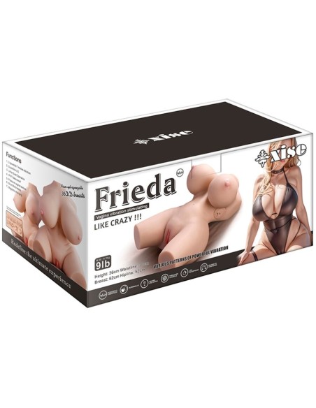 XISE FRIEDA TORSO REALASTICO FEMENINO CON VIBRACIAN 36 CM XISE FRIEDA TORSO REALASTICO FEMENINO CON VIBRACIAN 36 CM